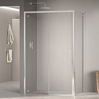 Душевой уголок RGW 350817740-11 Passage PA-177 (RGW PA-017 + Z-050-2), 195 см, профиль хром