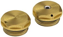 Спускной клапан/заглушка Сунержа 051-1201-0000 d 25 мм / G 1/2" НР / 2 шт., состаренная латунь