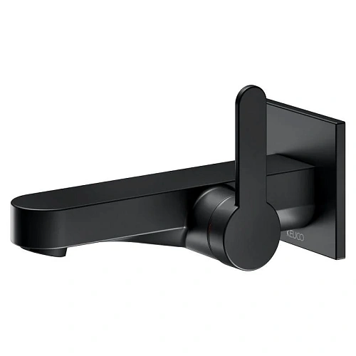 Смеситель Keuco 59516370302 IXMO для умывальника однорычажный, черный матовый Смеситель Keuco 59516370302 IXMO для умывальника однорычажный, черный матовый
