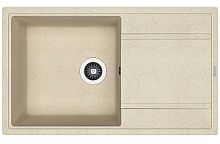 Мойка для кухни Florentina 20.130.D0860.104 Липси 86х51 см, с крылом, бежевая