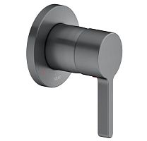 Смеситель Keuco 51551130001 Edition 400 встраиваемый, однорычажный DN 15, хром черный шлифованный