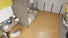 Ламинат AlpineFloor ЕЛКА ЭКСПЕРТ 8  HERRINGBONE 8 PRO LF102-04B NEW