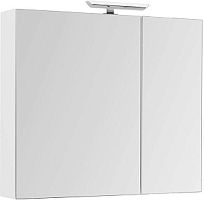 Зеркальный шкаф Aquanet 00202090 Йорк без подсветки, 100х87 см, белый