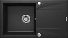 Мойка Deante ZQJ_G113 Evora кухонная гранитная 78x44 см, графит металлик
