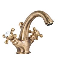 Смеситель Gattoni 1232012V0br Vivaldi для раковины, бронза