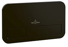 Клавиша Villeroy & Boch 922490AN ViConnect смыва двухрежимная, черный матовый (Black Matt)