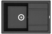 Мойка для кухни Florentina 20.160.D0760.302 Липси 76х51 см, с крылом, антрацит
