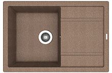 Мойка для кухни Florentina 20.160.D0760.105 Липси 76х51 см, с крылом, коричневая