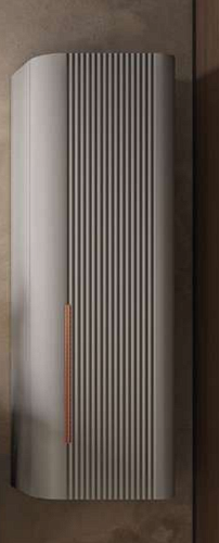 Шкаф-пенал Creavit RY2120.00.MGR Rayas боковой 120х39 см, серый матовый купить недорого в интернет-магазине Керамос