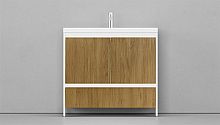 Тумба под раковину Velvex tnKLA.90.2D.1Y-617.216 Klaufs 45х90 см, дерево