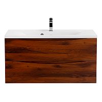 База BelBagno MARINO-1000-2C-SO-RC-P под раковину 100х45 см, подвесная, Rovere Ciliegio (дуб вишневый)