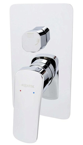Смеситель Aquatek AQ1046CR Вега  для ванны (внешняя и скрытая часть), хром