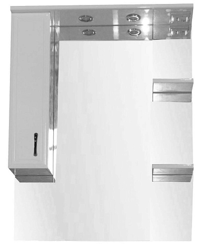 Зеркало Loranto CS00025618 Коралл, 80х103 см, белое купить недорого в интернет-магазине Керамос Зеркало Loranto CS00025618 Коралл, 80х103 см, белое купить недорого в интернет-магазине Керамос