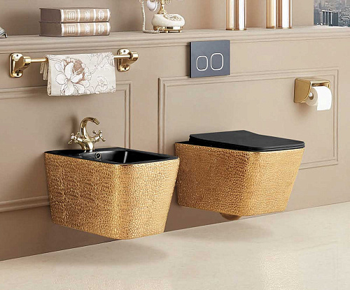 Унитаз подвесной c крышкой/сиденьем Vincea GLOBO VINCEA VT1-12G1B