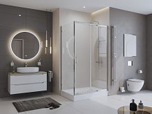 Душевой уголок BelBagno UNO-195 UNO-195-AH-1-140/100-C-Cr