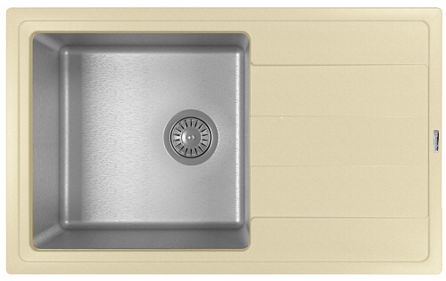 Мойка для кухни Florentina 21.395.D0780.202 Комби 78х48 см, шампань Мойка для кухни Florentina 21.395.D0780.202 Комби 78х48 см, шампань снят с производства