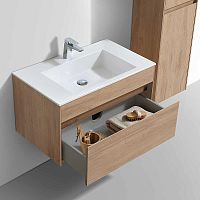 База Vincea VMC-2C800NO Chiara под раковину, 80х48 см, подвесная, N.Oak (натуральный дуб)