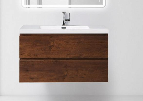 BelBagno LUCE LUCE-1000-2C-SO-PL Polissandro База под раковину подвесная с двумя выкатными ящиками 1000x480x500 BelBagno LUCE LUCE-1000-2C-SO-PL Polissandro База под раковину подвесная с двумя выкатными ящиками 1000x480x500