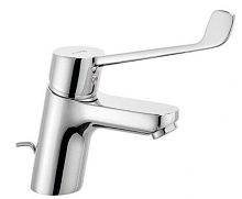 Смеситель Kludi 372870565 Pure&Easy CARE на умывальник, c донным клапаном, хром