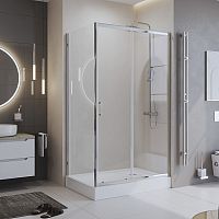 Душевой уголок BelBagno UNO-195 UNO-195-AH-1-130/80-C-Cr