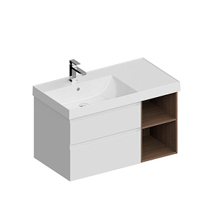 Тумба под раковину KERAMA MARAZZI CUBO CUB.90.2Lh\WHTM.N