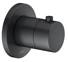 Смеситель Keuco 59553130001 IXMO с термостатом для встройки DN 15, хром черный шлифованный