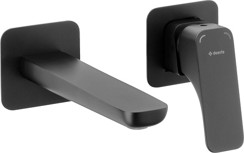 Смеситель Deante BQH_N54L Hiacynt для раковины с внутренней частью, Nero (черный) Смеситель Deante BQH_N54L Hiacynt для раковины с внутренней частью, Nero (черный)