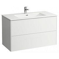 Тумба с раковиной Laufen Pro S 100x50 8.6496.2.261.104.1 белый глянец Тумба с раковиной Laufen Pro S 100x50 8.6496.2.261.104.1 белый глянец