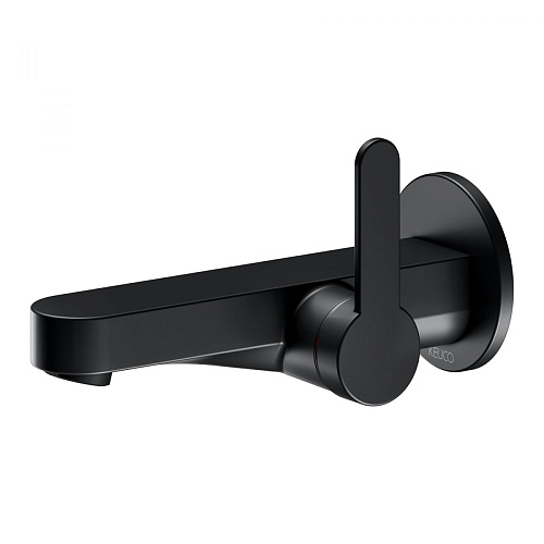 Смеситель Keuco 59516370301 IXMO для умывальника однорычажный, черный матовый купить недорого в интернет-магазине Керамос