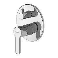 Встраиваемый смеситель IDDIS, SENSB00i67 Sena с дивертором и двумя выходами, глянцевый хром