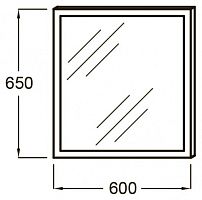 Зеркало Jacob Delafon Escale EB1166-NF Зеркало Jacob Delafon Escale EB1166-NF