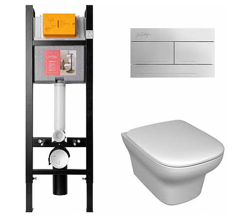 Комплект: Унитаз, Инсталляция, Кнопка смыва Jacob Delafon Vox E21770RU-00