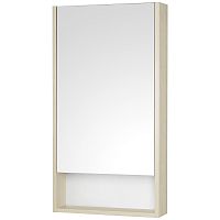 Зеркальный шкаф Акватон 1A252002SDB20 Сканди 45х85 см, белый,дуб верона