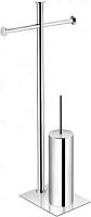 Стойка для туалета. бумагодержатель и ершик Pomdor Kubic 36.19.04.002