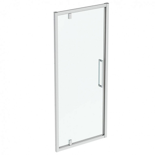 Душевая дверь Ideal Standard T4839EO i.life реверсивная 90х200 см, распашная, Bright Silver блестящий серебристый)