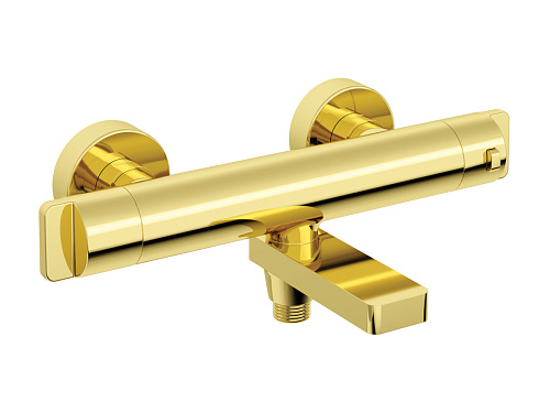 Смеситель Deante BCH_Z1BT Cascada для ванны термостатический, золото