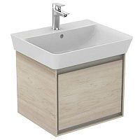 Тумба Ideal Standard E0844UK Connect Air для раковины 55х40 см, подвесная, Wood light brown + Matt Light Brown (светло-коричневое дерево + светло-коричневый матовый) Тумба Ideal Standard E0844UK Connect Air для раковины 55х40 см, подвесная, Wood light brown + Matt Light Brown (светло-коричневое дерево + светло-коричневый матовый)