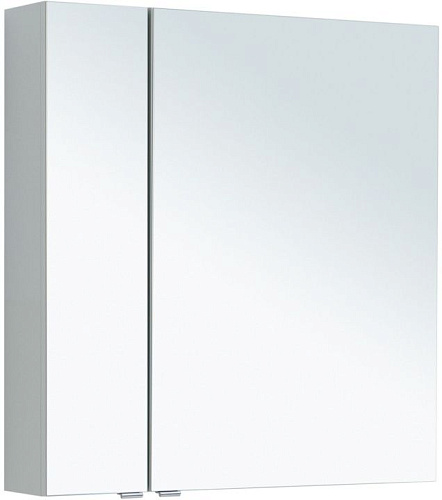 Зеркальный шкаф Aquanet 00277536 Алвита New без подсветки, 80х85 см, серый купить недорого в интернет-магазине Керамос