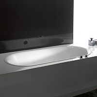 Ванна встраиваемая Bette 3465-000 PLUS Lux Oval, цвет белый, с покрытием GLASUR PLUS, белая, 170х75х45