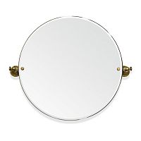 Вращающееся зеркало TW Harmony 023, круглое 69*8*h60, цвет держателя: бронза,TWHA023br