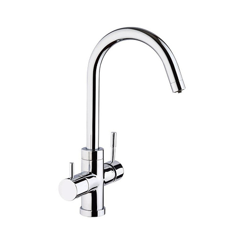 Смеситель Paini 78CR6433VL2KM Cox для кухни на 3 воды, хром CROMO3 (CR) Смеситель Paini 78CR6433VL2KM Cox для кухни на 3 воды, хром CROMO3 (CR)