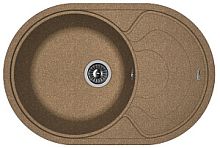 Мойка для кухни Florentina 20.140.D0760.105 Родос 76х51 см, с крылом, коричневая
