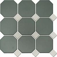 Неглазурованный керамогранит TOPCER Field Material 4418OCT16/1C_DarkGreen/White