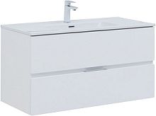 Тумба с раковиной Aquanet 00274014 Алвита New, 101х46 см, белая