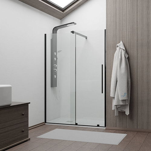 Душевая дверь RGW 41071812-14 Tornado TO-18B, профиль черный Душевая дверь RGW 41071812-14 Tornado TO-18B, профиль черный