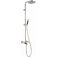 Душевая система Cisal SMC8501021  Slim для ванны/душа,верхний душ,ручной душ с держателем и шлангом, цвет хром