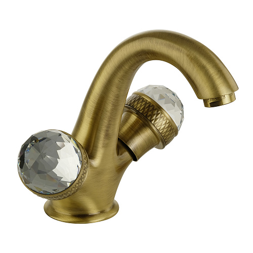 Смеситель Migliore 18481 Axo Swarovski для раковины, бронза Смеситель Migliore 18481 Axo Swarovski для раковины, бронза