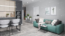 Кварцвиниловая клеевая плитка AlpineFloor Паркет LVT Parquet LVT ECO 16-18