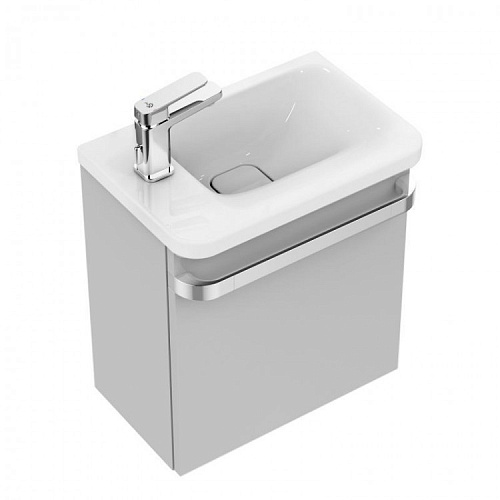 Тумба Ideal Standard R4318FA Tonic II для раковины 45х26 см, подвесная, Glossy light grey (светло-серый глянцевый) Тумба Ideal Standard R4318FA Tonic II для раковины 45х26 см, подвесная, Glossy light grey (светло-серый глянцевый)