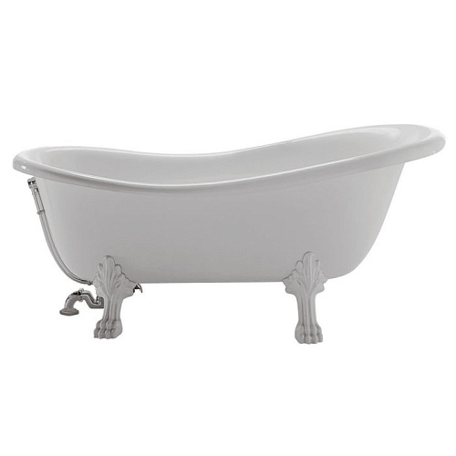 Globo PA101bi/bi  Paestum Ванна отдельностоящая 170х80см, с ножками, ванна: белая, ножки: белые снят с производства